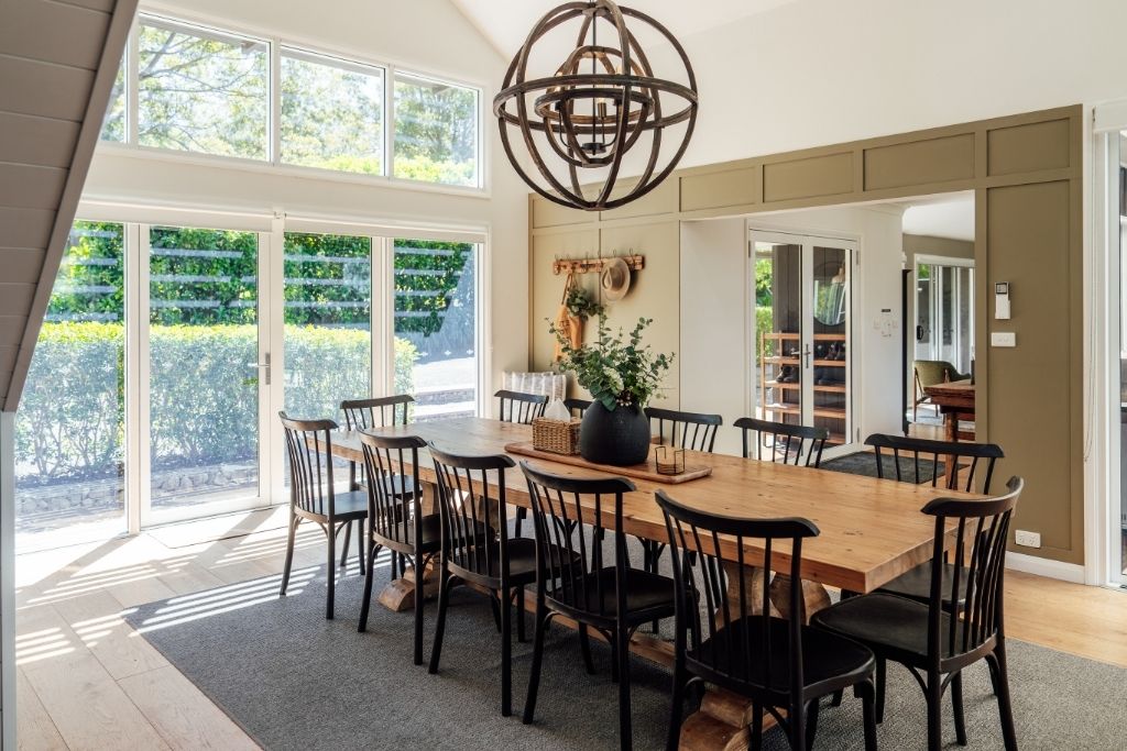 The main dining area at Hillgate is perfect for group gatherings