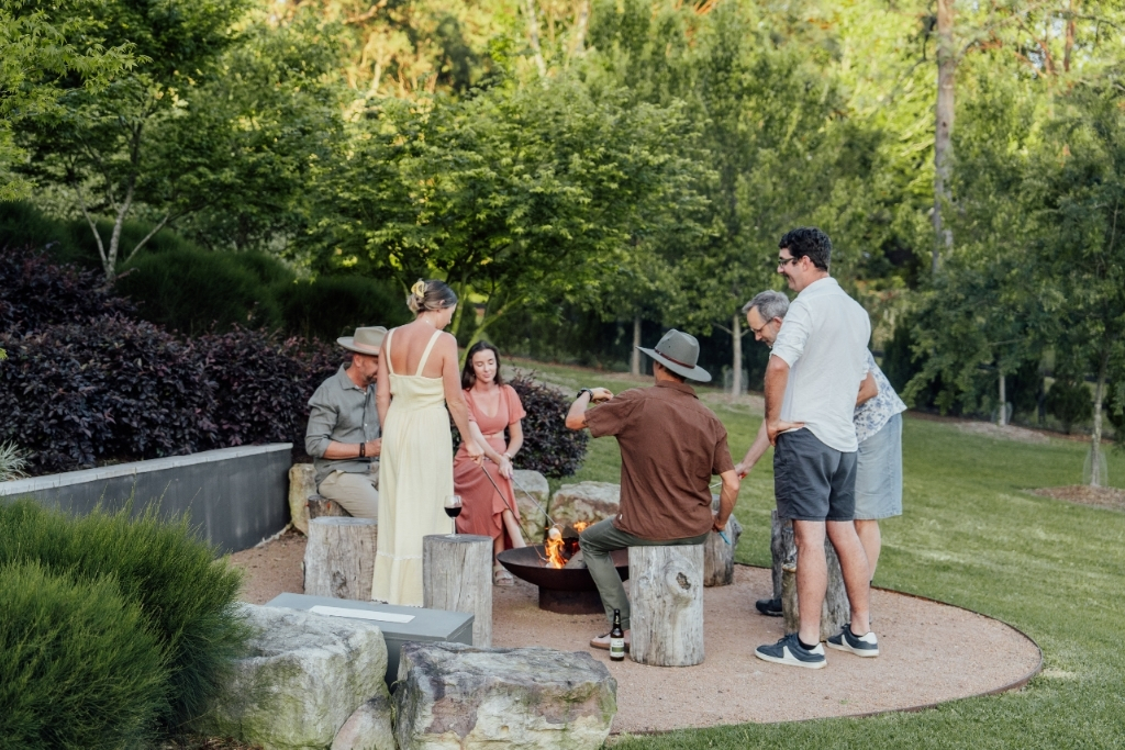 Hillgate at Berry has a firepit, perfect for toasting marshmallows